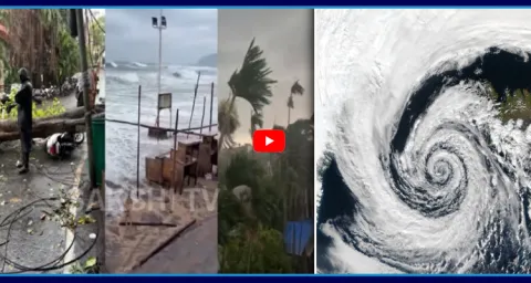 Cyclone Arnab Sweeps Coastal Andhra 1