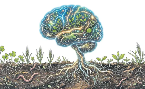 Soil Health Plays a Key Role in Human Well-Being and Cognitive Ability