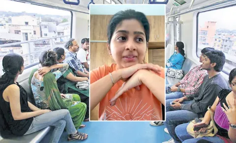 Bengaluru Metro Train Secretly Video Incident