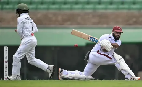 BAN VS WI 1st Test: west indies trail by 138 runs at day 2 stumps