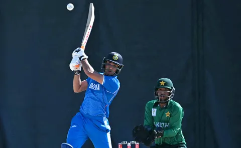 Asian Games Men's Cricket Final, Ind vs Pak: Abhishek sharma completes 50 in 20 balls