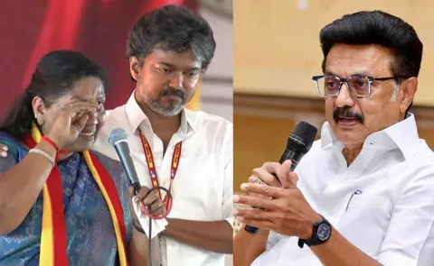 Stalin Remarks on TVK Candidate Sathyabhama Trigger Body-Shaming Row