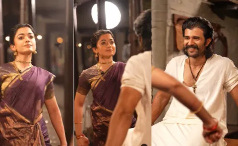 Vijay Deverakonda Rashmika Magic off Screen Ranabaali Movie