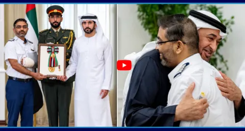 Pilot Smit Machchhar Honoured By UAE President 1