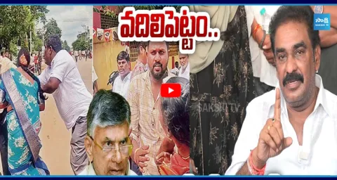 Pinnelli Ramakrishna Reddy Mass Warning to TDP Leaders Over Attack on YSRCP Women 1