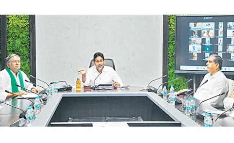 Chandrababu review drama without supporting farmers