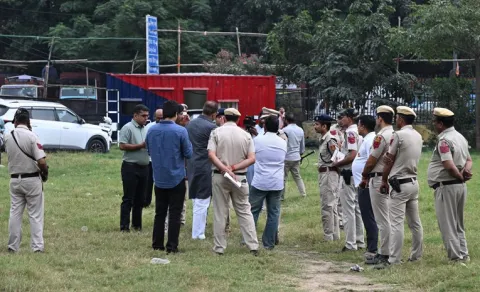 Delhi Polices High Tech Security Grid For INDIA Blocs Ramlila Maidan Rally9