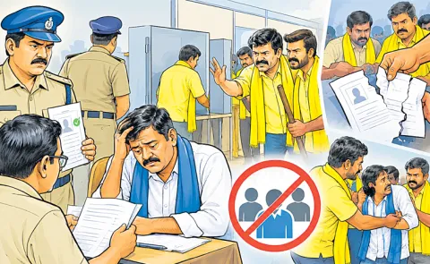 Threats by TDP goons after knowing the names of agents