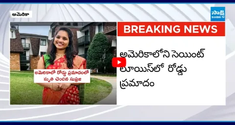 Mahabubabad Woman Dies In Road Accident In USA 1