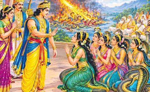 Marutta Naga Samharam Hindu Mythology Gaya Temple
