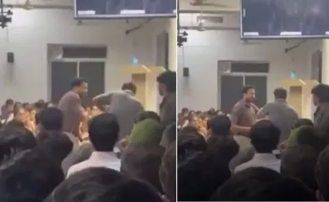 Jaipur Teacher slaps student in class