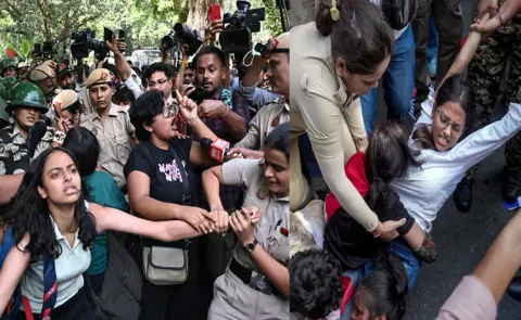 Delhi Police groped women journalists at Jantar Mantar protest