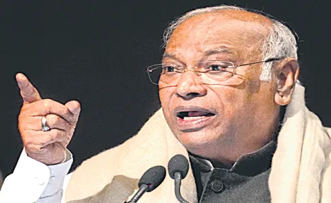 Every election in the country illegal Says Congress president Mallikarjun Kharge