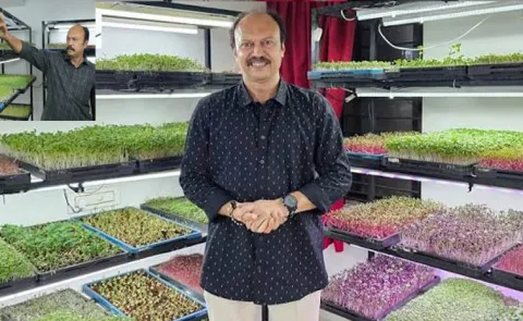 This Banker Quit His Job To Grow Microgreens earned Rs 5 Lakh Monthly