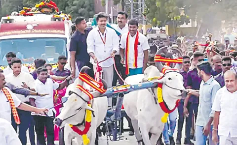 Tamil Nadu CM Vijay wraps up bypoll campaign with roadshow in Dharapuram