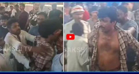 Woman Family Attacks On Ex-Lover In Vijayawada 1