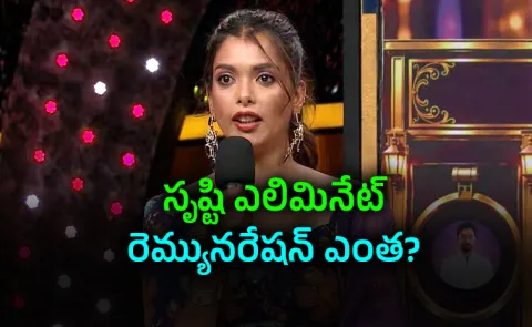 Bigg Boss 10 Telugu Shrasti Eliminated And Remuneration Details