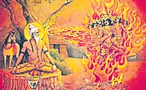 Sagara 60-Thousand Sons Kapila Muni Vishnu Purana10