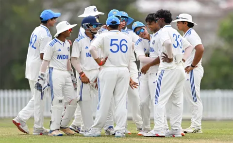 Australia U19 team all out for 174 runs in first innings of 2nd unofficial test vs IND U19 team