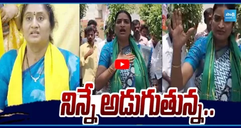  Usha Sri Charan Massive Protest At Penukonda 1