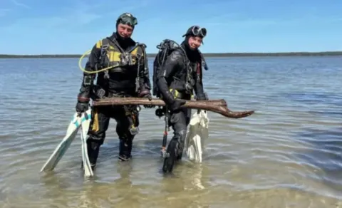 10,500 year old wood under German lake history of first human homes