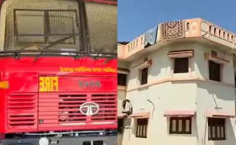 Engine Used To Wash MLAs Bungalow Video Sparks Controversy In Gujarat