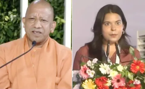 Yogi Adityanath Spots Nervous Speaker,His Next Move Draws Widespread Praise9