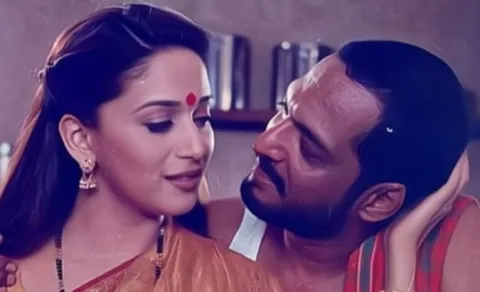 Nana Patekar fell madly in love with Madhuri dixit