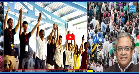 Prakash Raj Dhruv Rathee Join CJP Protest 4