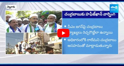 Kurnool MLA Hafeez Khan Warning To Chandrababu Naidu