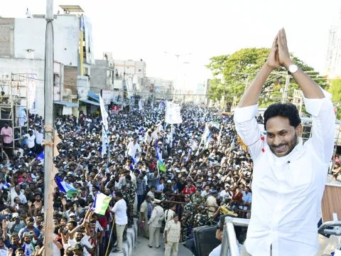 AP CM YS Jagan Public Meeting at Kalikiri Photos