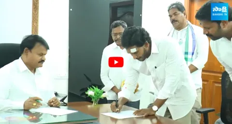 CM YS Jagan Files Nomination At Pulivendula