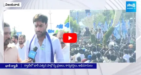 Devineni Avinash Files Nomination With Huge Rally