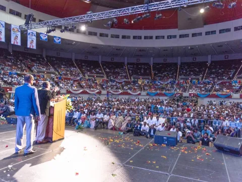 CM YS Jagan Excellent Speech at the Dallas Convention Center Photo Gallery - Sakshi