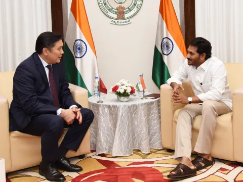 Ys Jagan Mohan Reddy Meeting Officials Outreach Meeting Photo Gallery - Sakshi