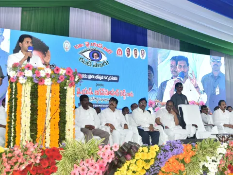 CM Jagan Launch YSR Kanti Velugu Scheme In Anantapur - Sakshi