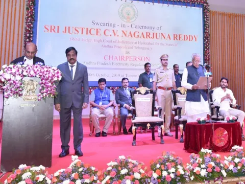 Justice Nagarjuna Reddy Swear In As APERC Chairman Photo Gallery - Sakshi