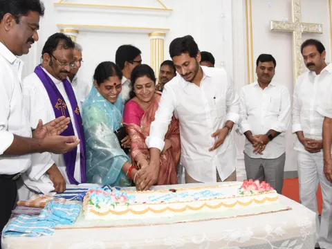 AP CM YS Jagan attended to Christmas Celebrations Photo Gallery - Sakshi