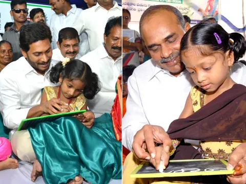 YS Rajasekhara Reddy and YS Jagan Mohan Reddy Photos Gallery - Sakshi