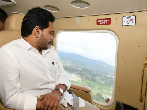 CM YS Jagan Aerial Survey Nivar Cyclone Areas Photo Gallery - Sakshi