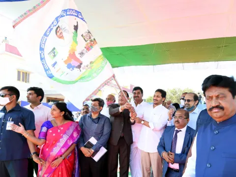 Land Resurvey Project: CM YS Jagan Launch in Krishna district Photo Gallery - Sakshi