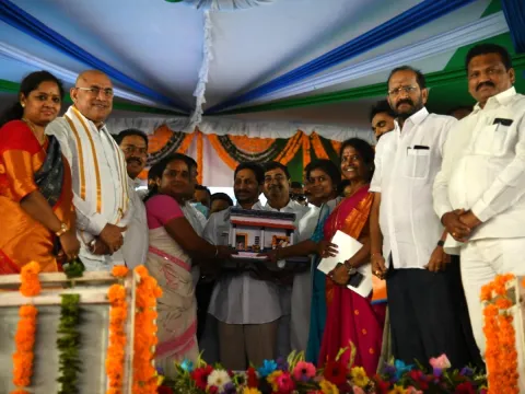 YS Jagan Mohan Reddy Lanch YSR Housing Scheme Photo Gallery - Sakshi