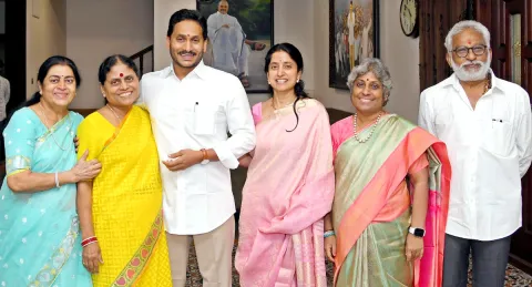 CM Jagan Birthday Celebrations At CM Camp Office   - Sakshi