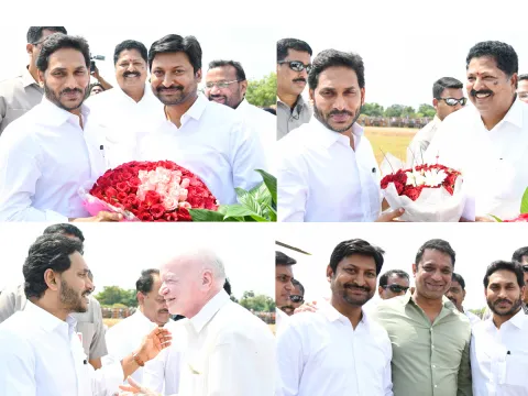 CM YS Jagan Entry At Denduluru Photos - Sakshi