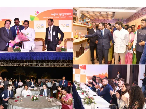 CM Jagan in G 20 Summit 2023 at Visakhapatnam Photos - Sakshi