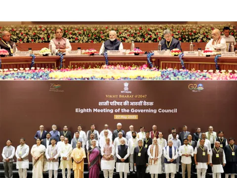 Niti Aayog governing council meeting chaired by PM Narendra Modi PHotos - Sakshi