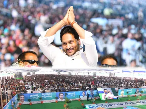 CM YS Jagan Gudivada Tour Photos - Sakshi