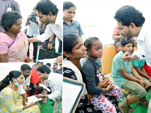 CM YS Jagan Helped The Sick Victims At Anakapalle - Sakshi
