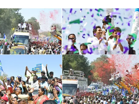 CM YS Jagan Memantha Siddham Bus Yatra at Chittoor District Photos - Sakshi