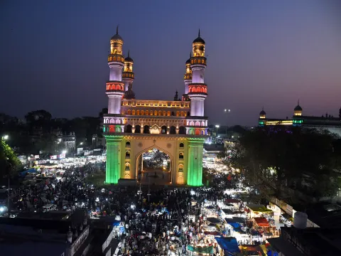 Ramadan Nights at Charminar Hyderabad Photos